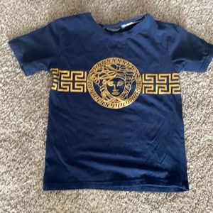 Navy and Gold Versace T-shirt (Youth)